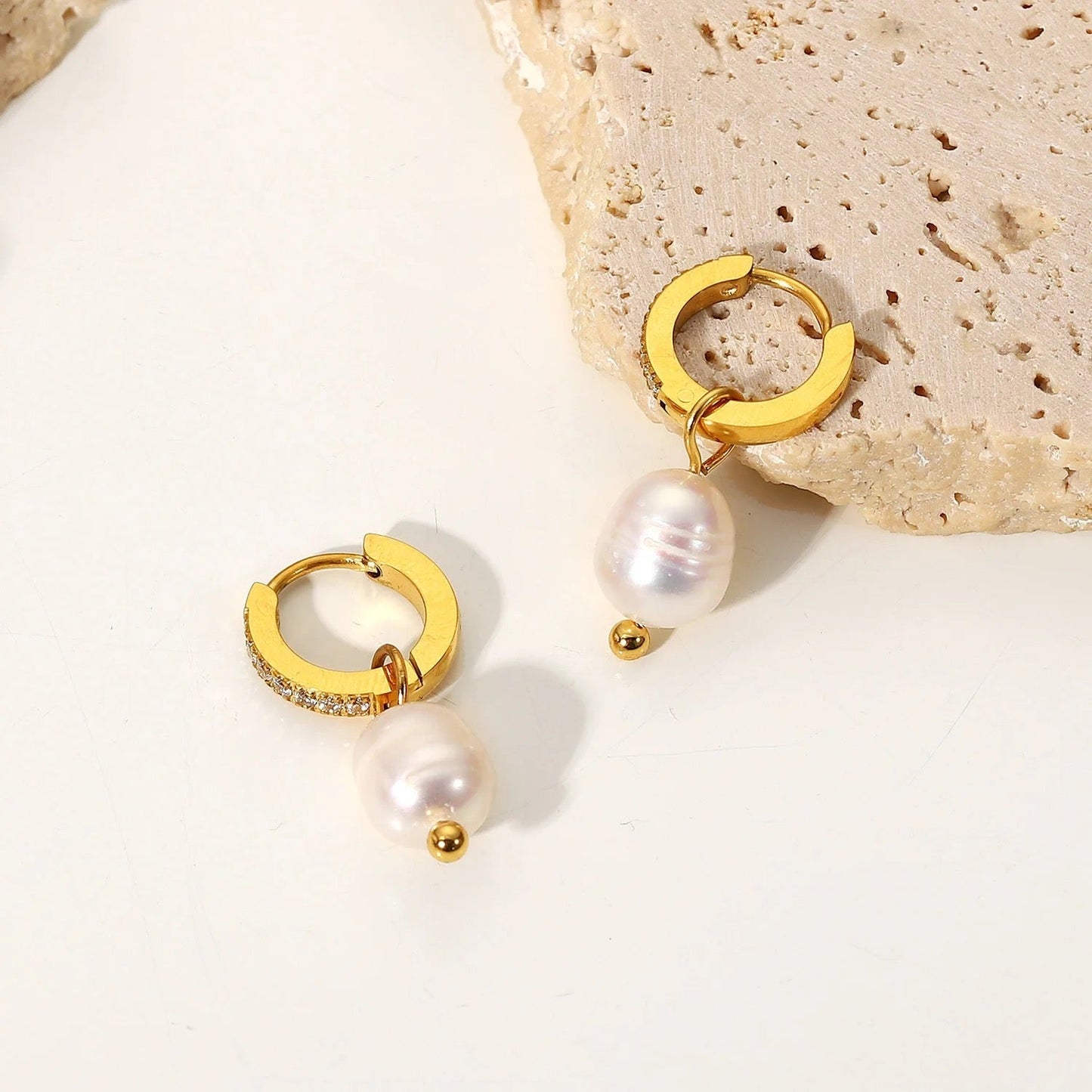 Toda Pearl Drop Earrings - Calilo Australia