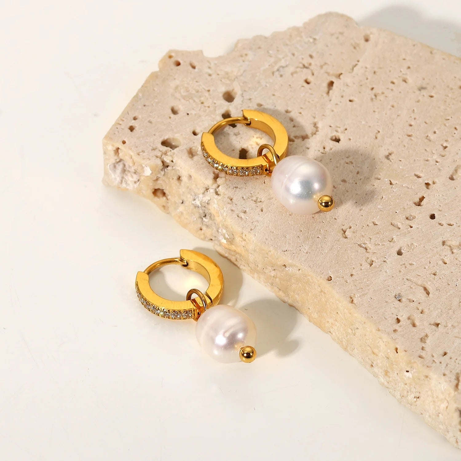 Toda Pearl Drop Earrings - Calilo Australia