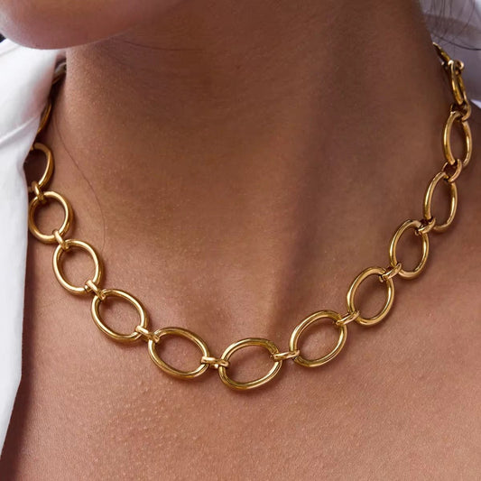 Valencia Bold Link Chain Necklace - Calilo Australia