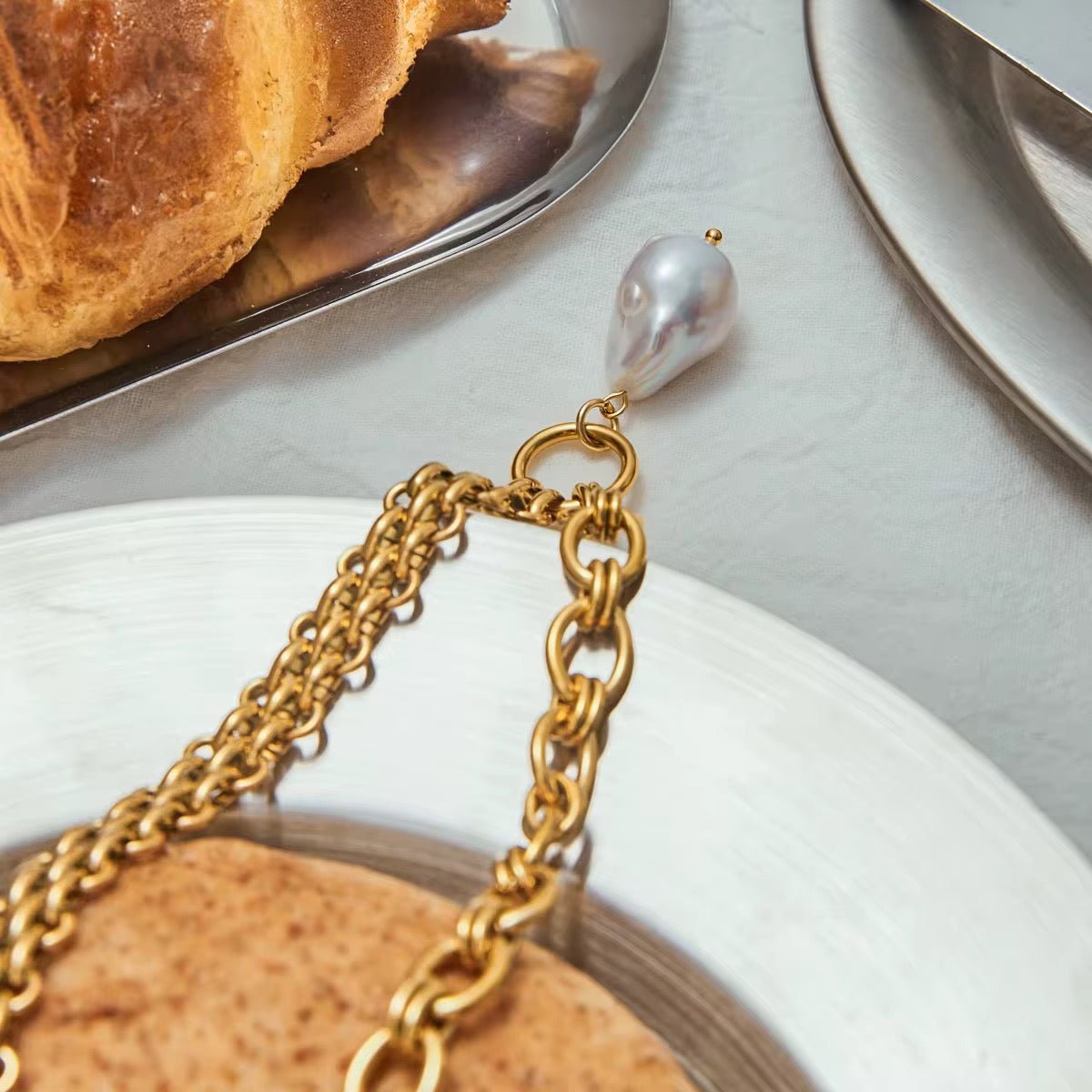 Victoria Pearl Drop Necklace - Calilo Australia