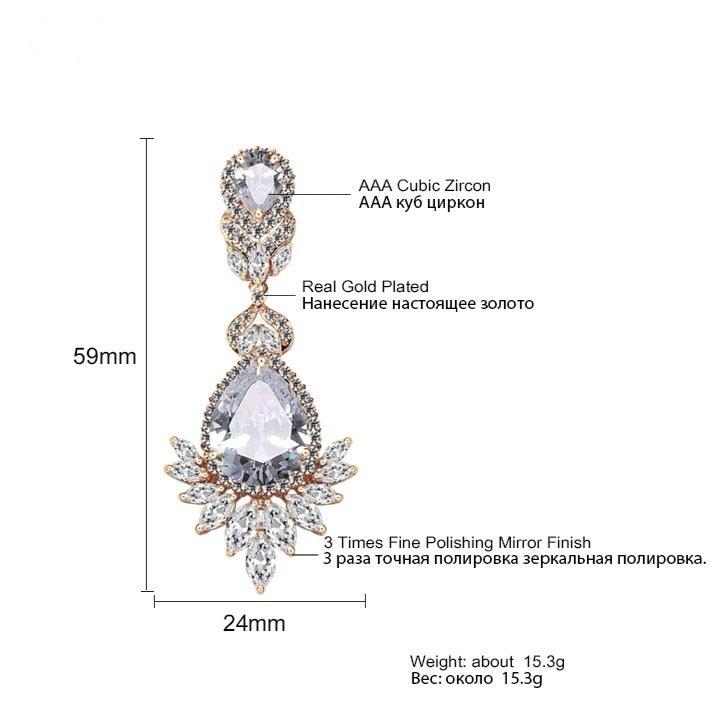 Violetta Statement Earrings - Calilo Australia