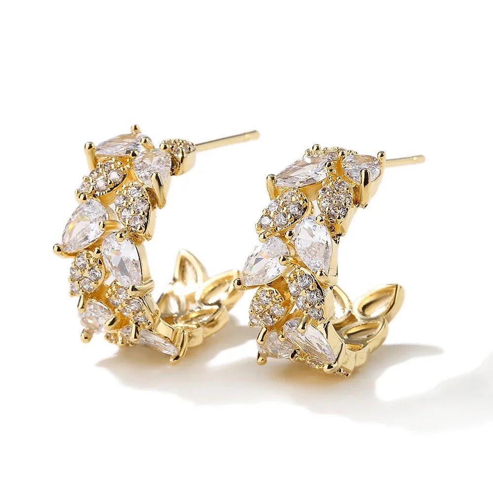 Amelia Gold Earrings - Coco & Cali