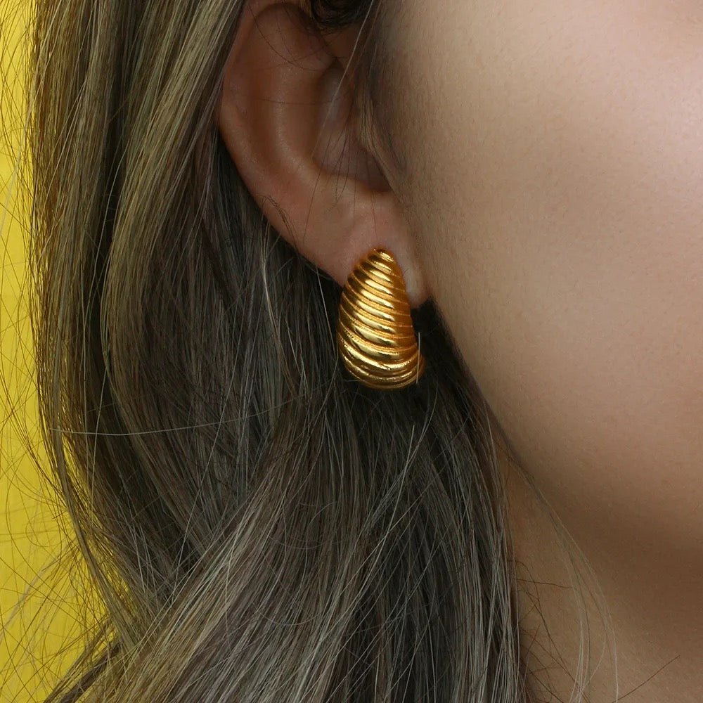 Amora Gold Earrings - Coco & Cali