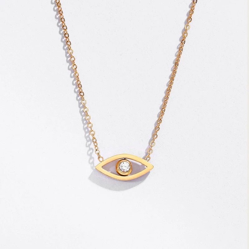 Ana Evil Eye Pendant Necklace - Coco & Cali
