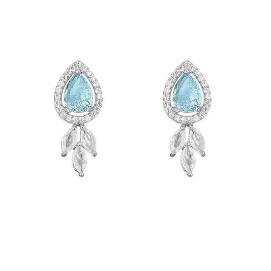 Beth Aqua Earrings - Coco & Cali