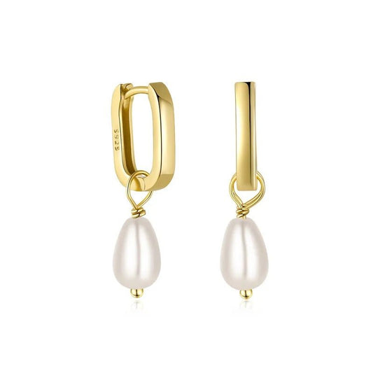Claire Pearl Drop Earrings - Coco & Cali