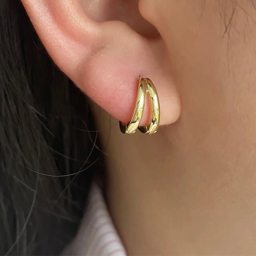 Lisa Gold Earrings - Coco & Cali