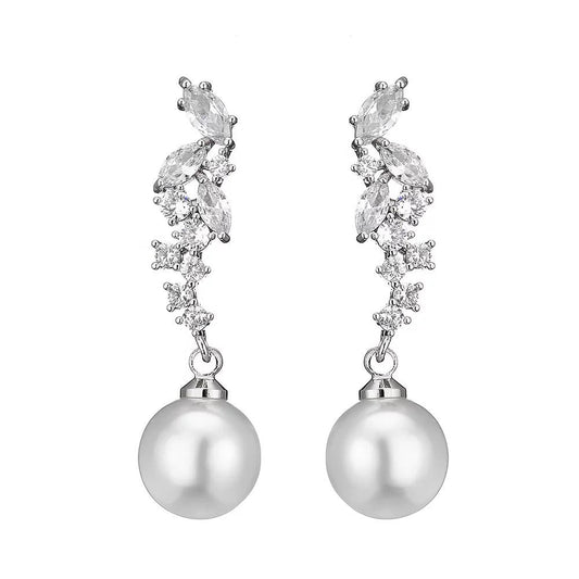 Ruth Pearl Drop Earrings - Coco & Cali