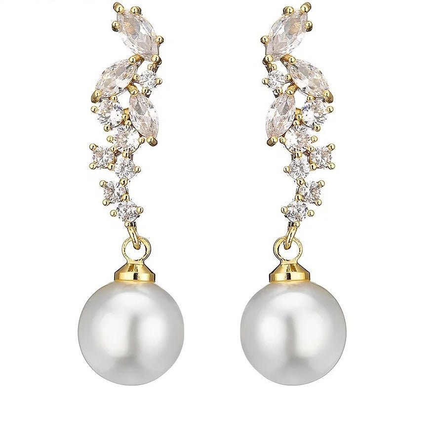 Ruth Pearl Drop Earrings - Coco & Cali