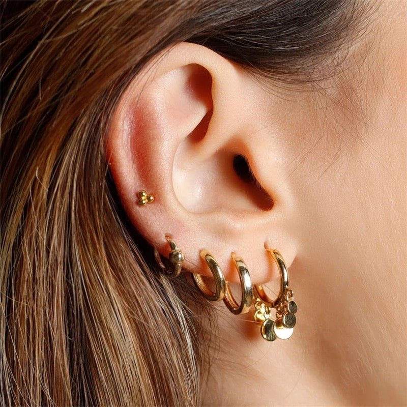 Sarah Mini Hoop Earrings - Coco & Cali