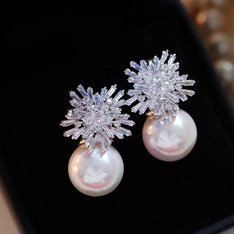 Wildflower Pearl Earrings - Coco & Cali