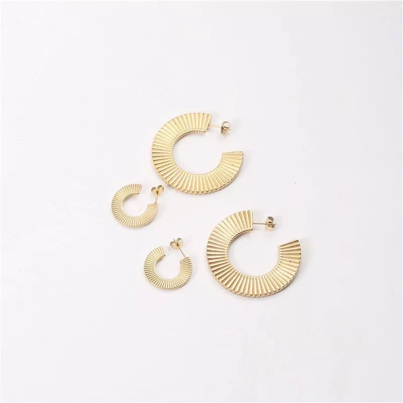 Zara Hoop Earrings - Coco & Cali